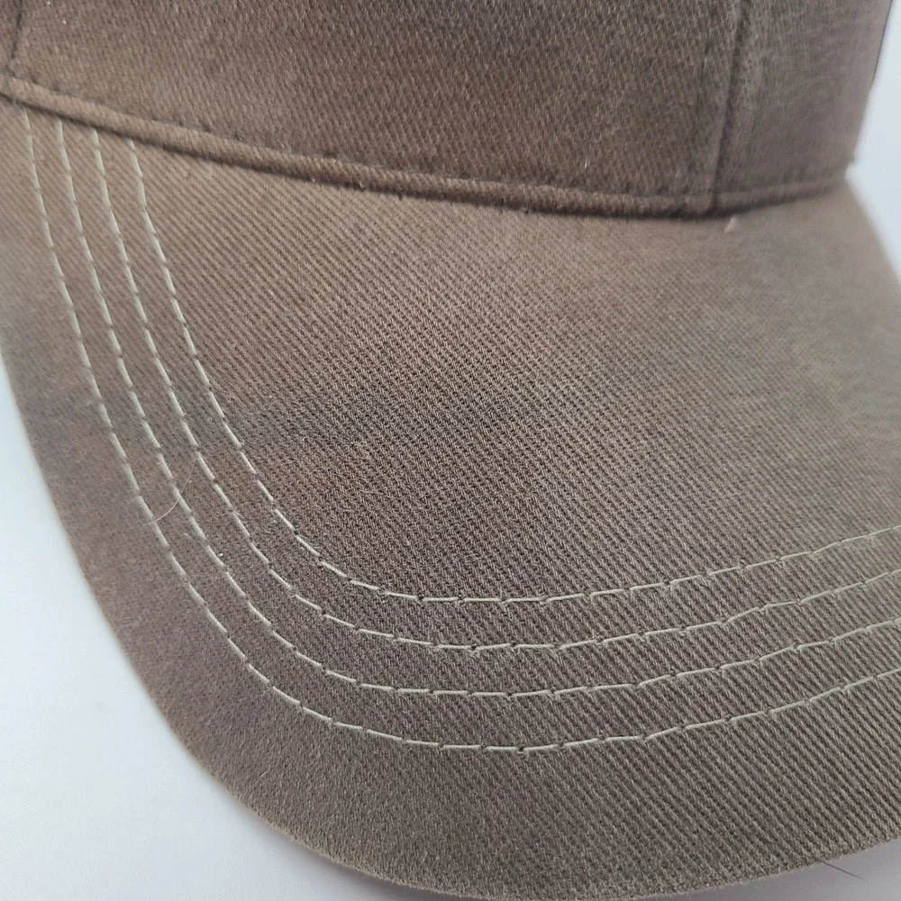Costa Hat Adjustable Trucker Mesh Brown Gray Distressed Del Mar Fishing Outdoors
